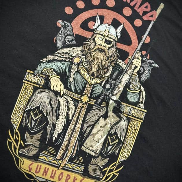 -Pre Order - RBGW Odin Huntsman Polyblend T-Shirt Black